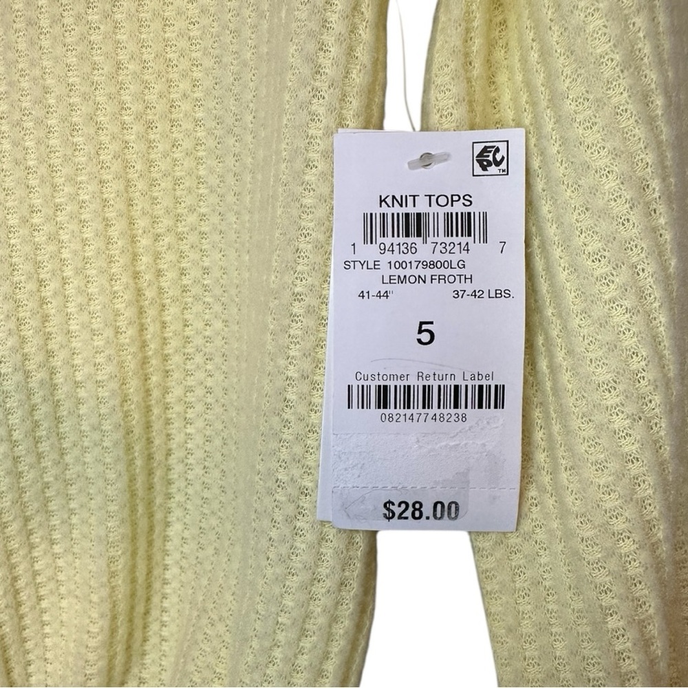 Ideology Sunny Yellow Long Sleeve Kids Tee - Picture 5 of 6